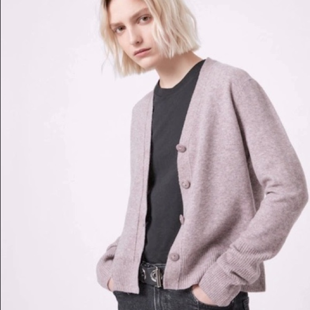 All Saints | Ruffa Neu wool-blend cardigan